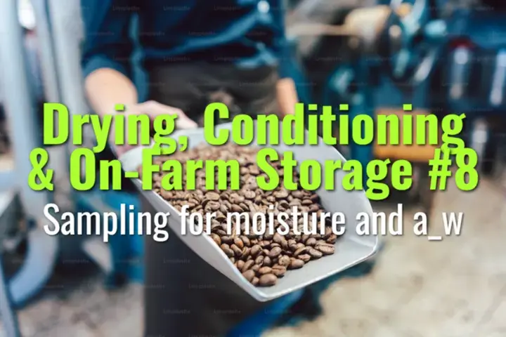Sampling for moisture and a-w