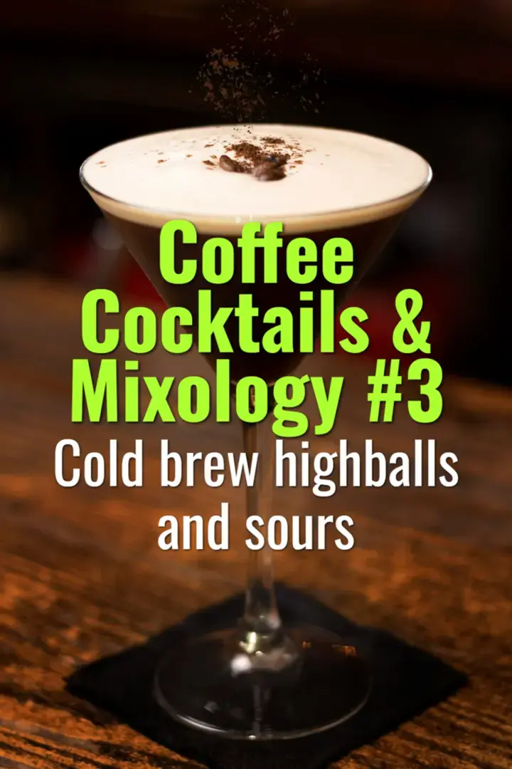 Cold brew highballs and sours