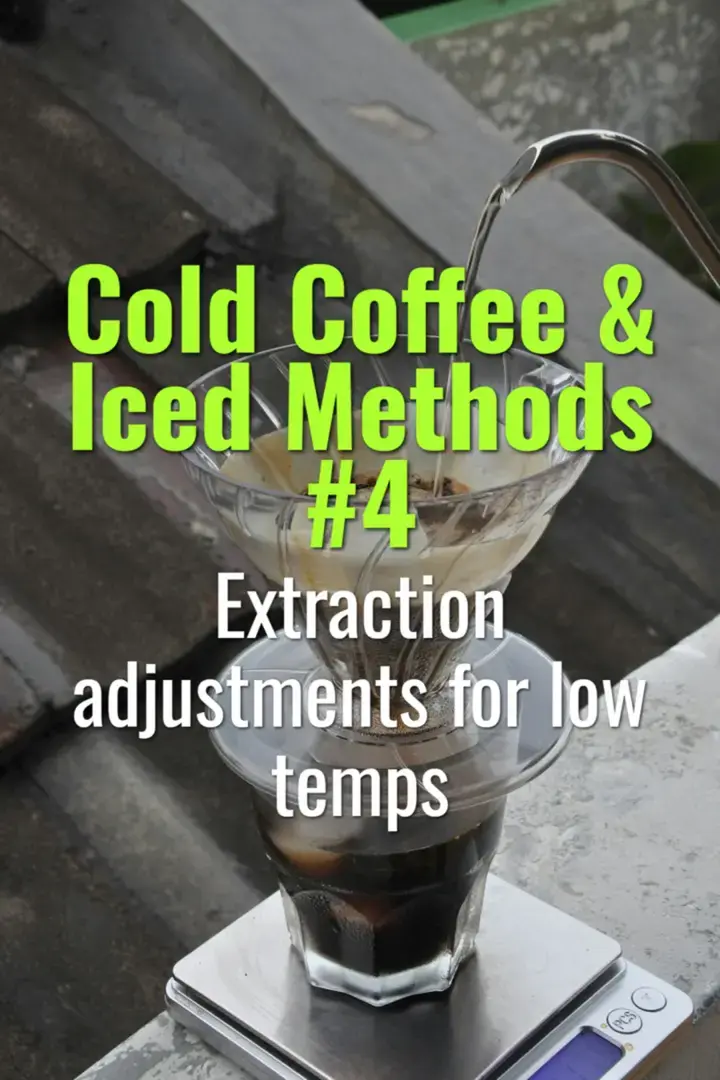 Extraction adjustments for low temps