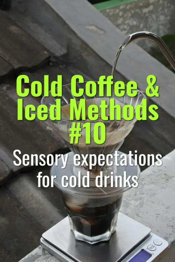 Sensory expectations for cold drinks