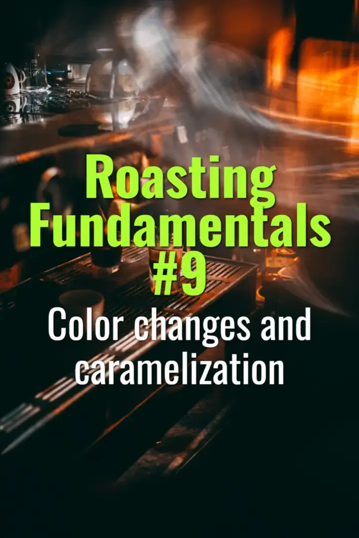 Color changes and caramelization