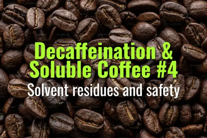 Solvent residues and safety