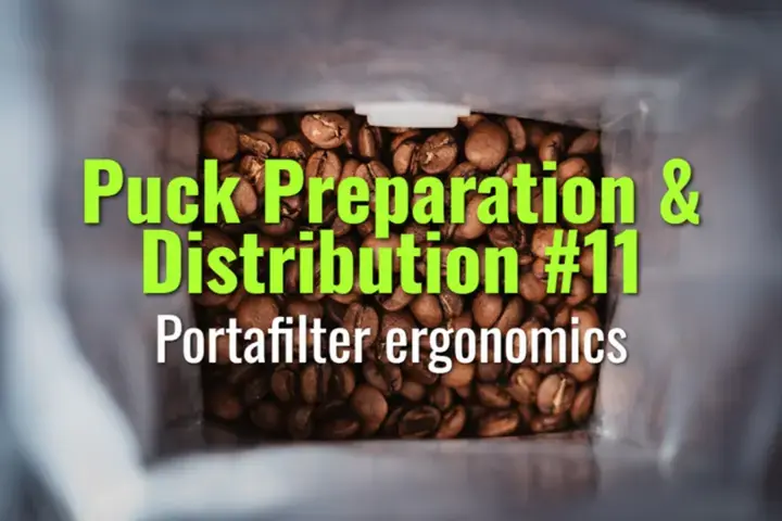 Portafilter ergonomics