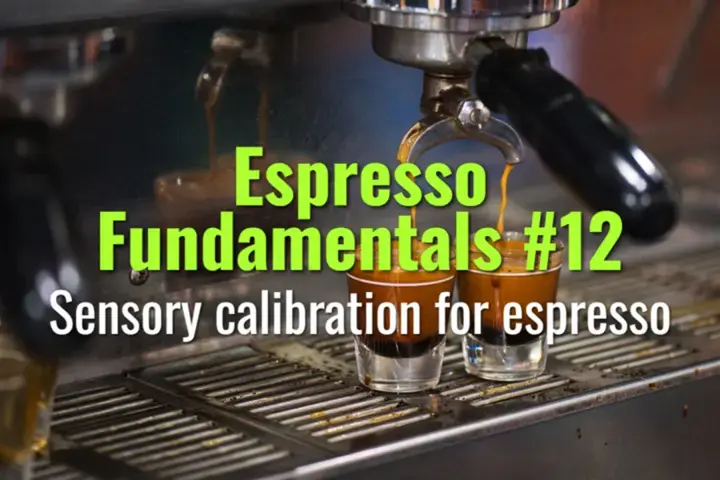 Sensory calibration for espresso