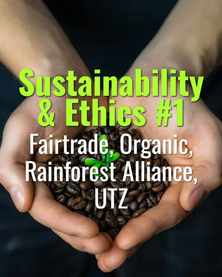 Fairtrade, Organic, Rainforest Alliance, UTZ