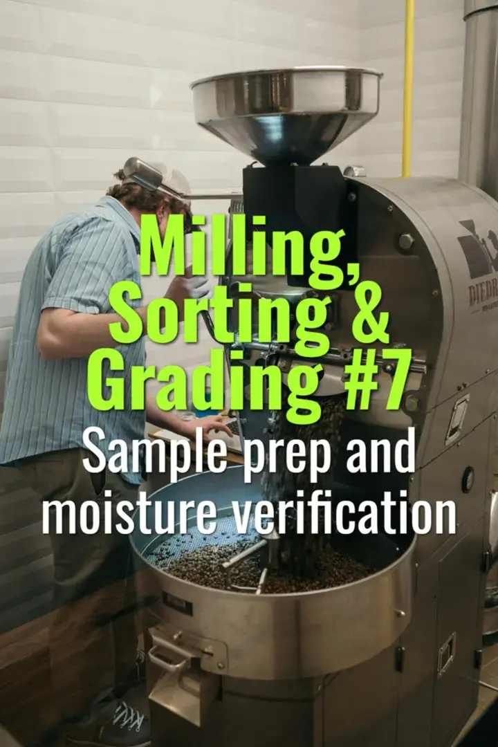 Sample prep and moisture verification
