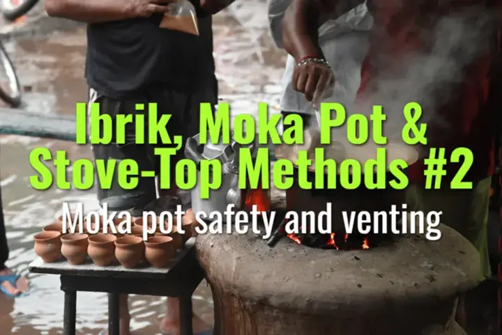Moka pot safety and venting