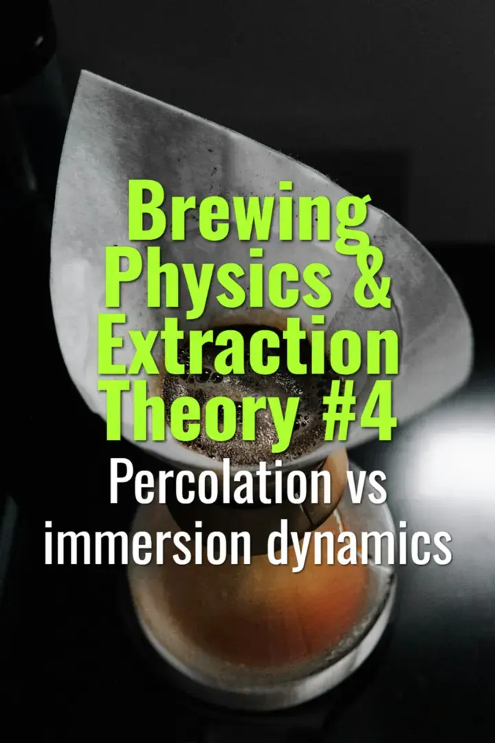 Percolation vs immersion dynamics