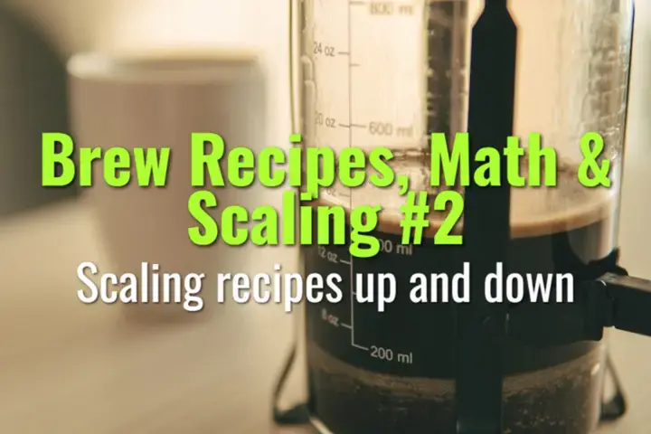 Scaling recipes up and down