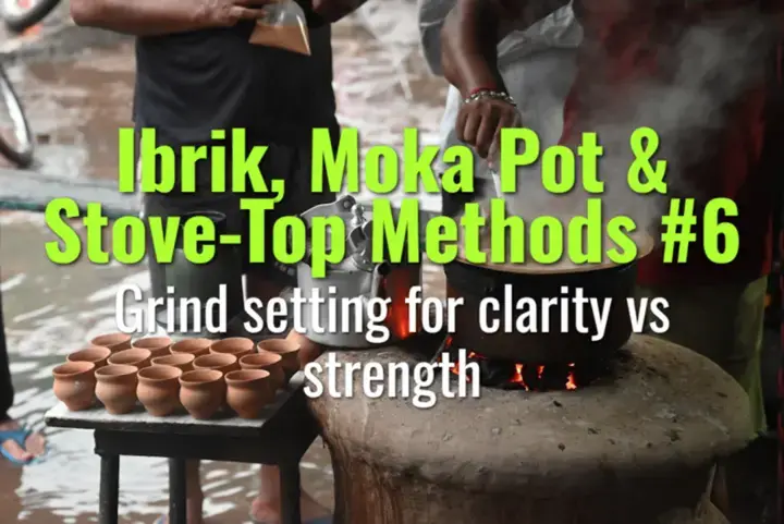 Grind setting for clarity vs strength