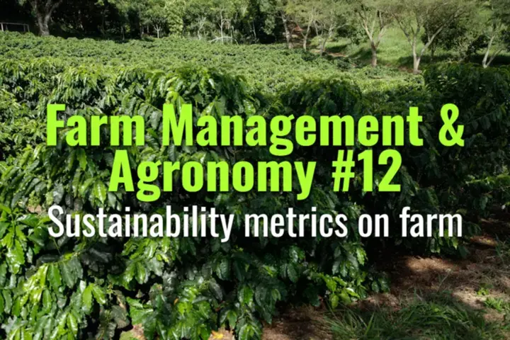Sustainability metrics on farm