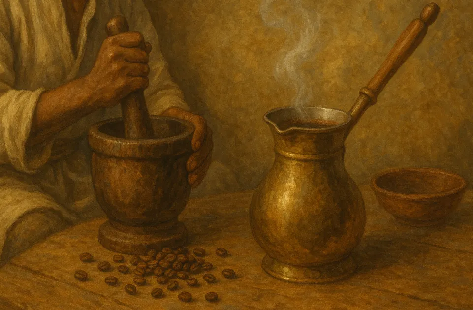 Traditional Coffee Brewing Methods: Mortar & Pestle vs Turkish Ibrik - Complete Guide