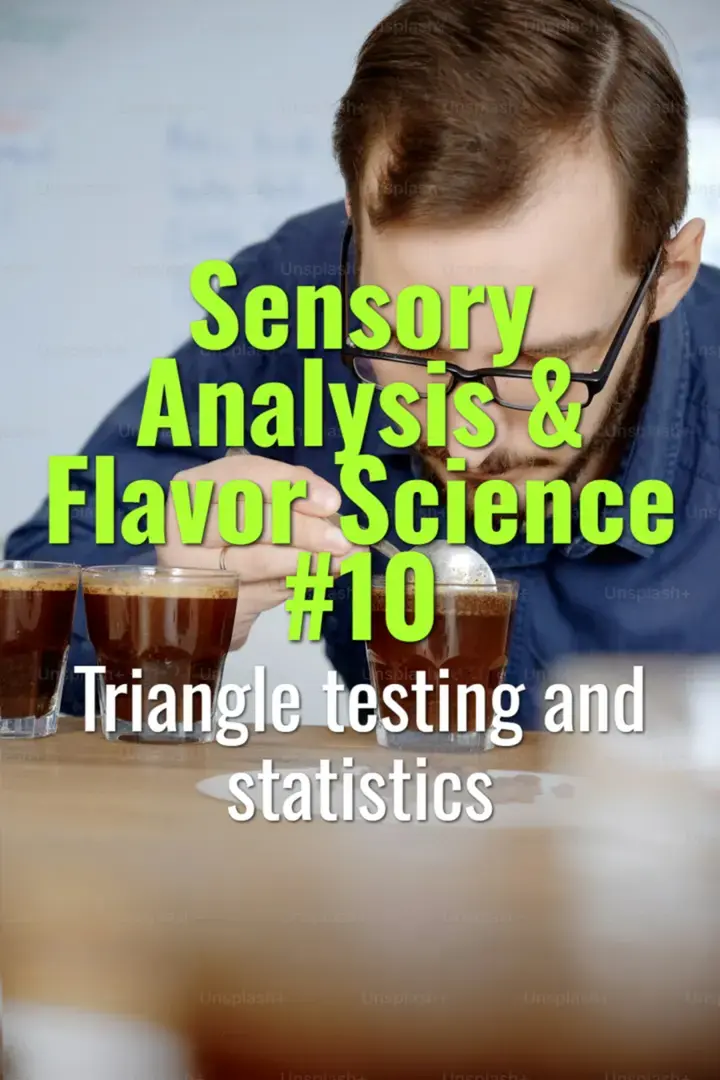 Triangle testing and statistics