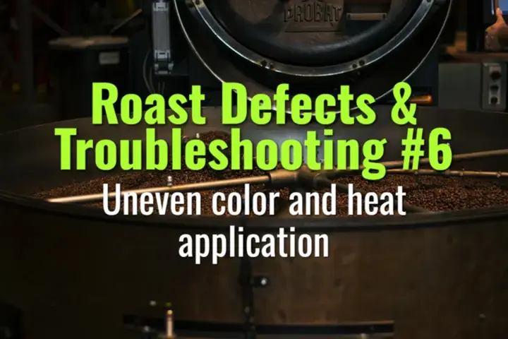 Uneven color and heat application