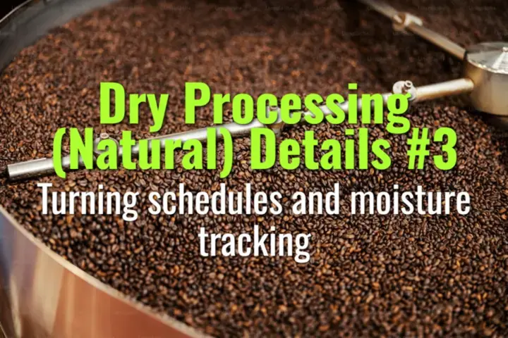Turning schedules and moisture tracking