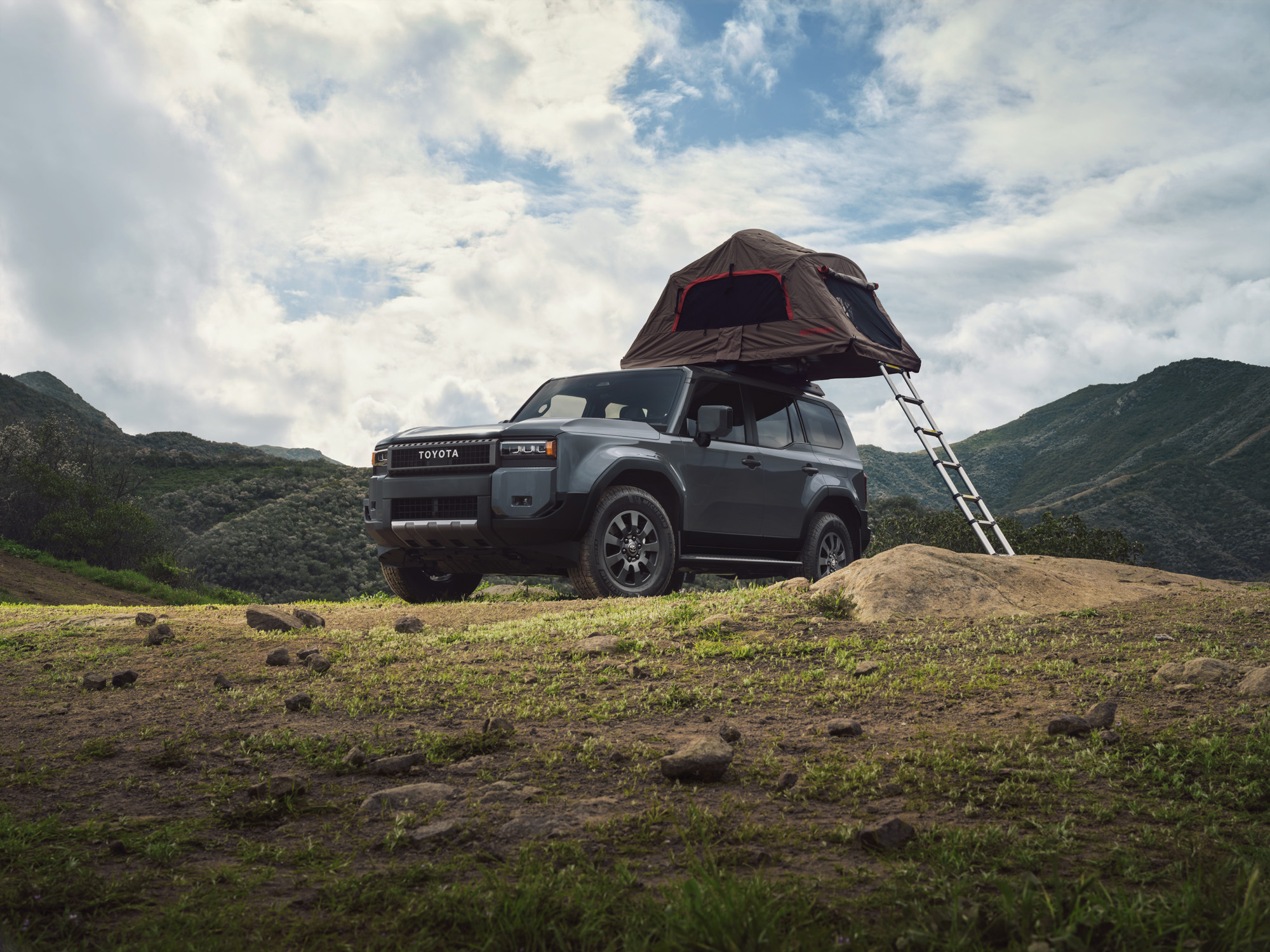 2026 Toyota Land Cruiser front three-quarter view