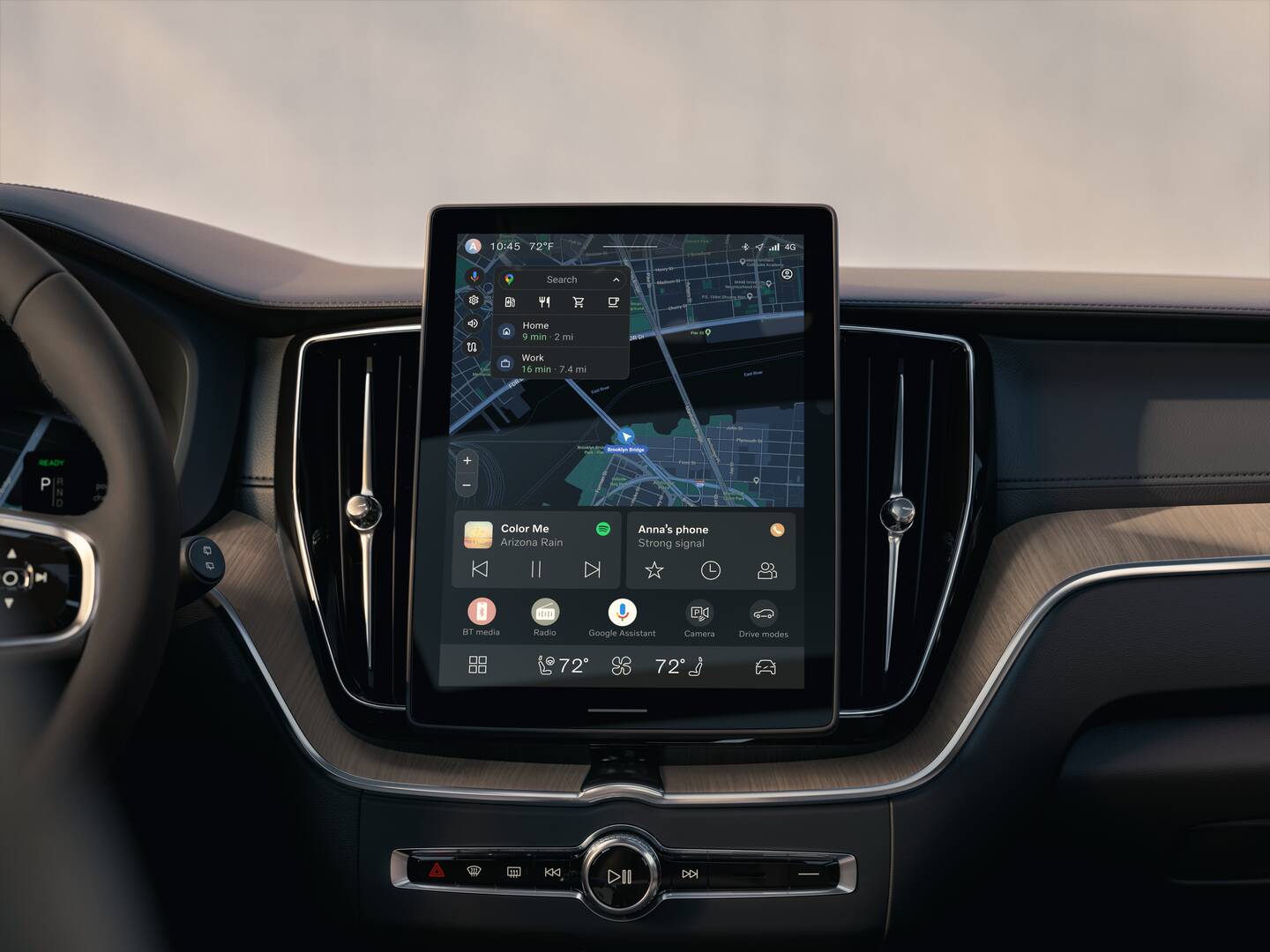 2026 Volvo XC60 interior with center touchscreen