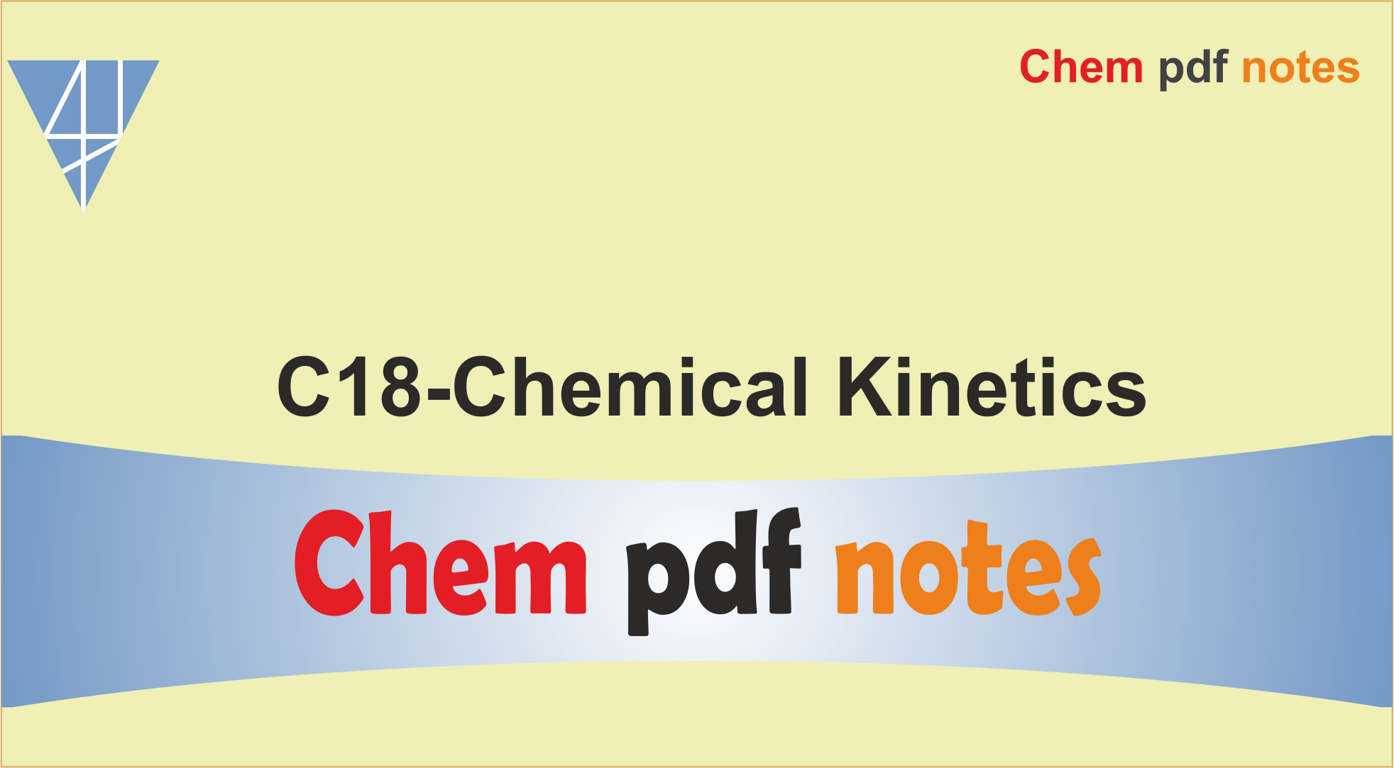 C18-Chemical Kinetics