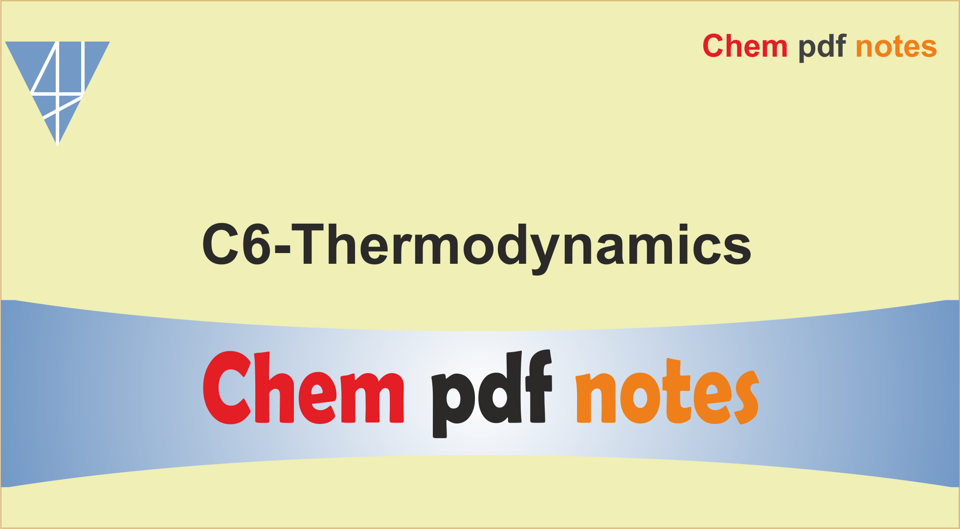 C6-Thermodynamics