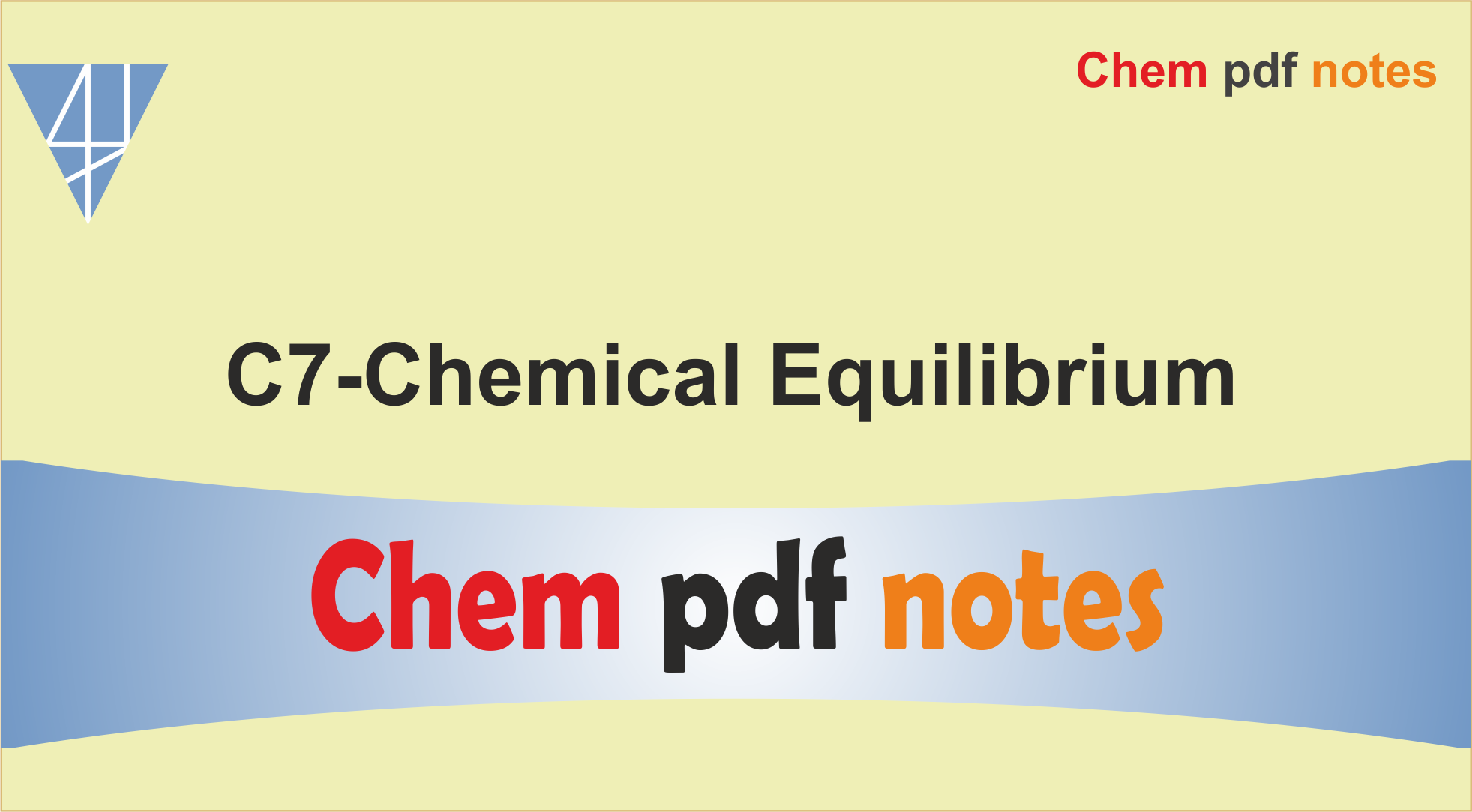 C7-Chemical Equilibrium