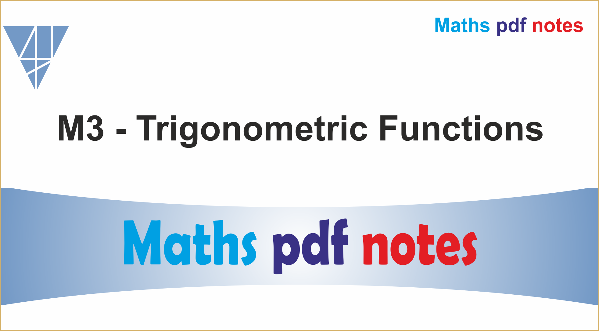 M3-Trigonometric Functions