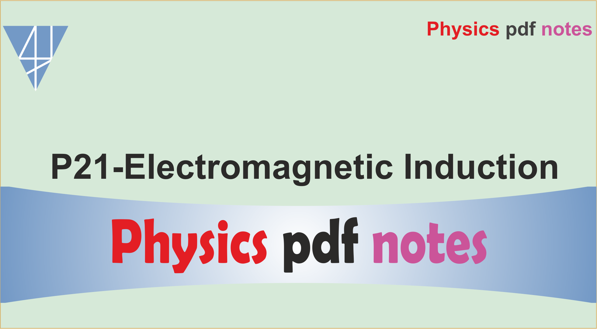 P21-Electromagnetic Induction