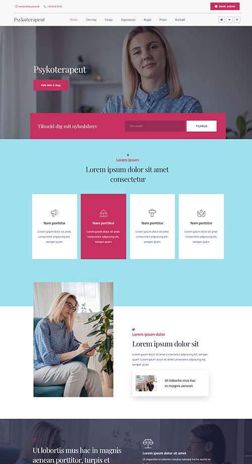 Psykoteraoeut-demo-billede-af-hjemmesiden