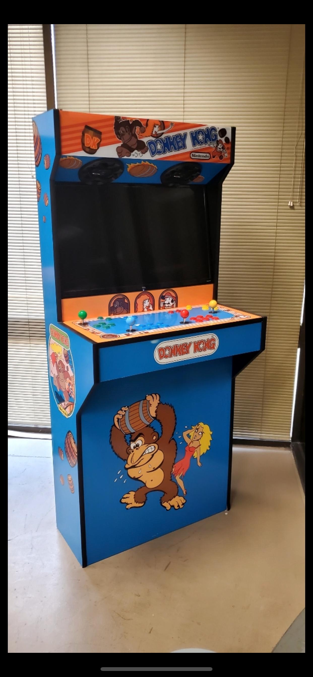 Customer arcade setup from James Cunningham