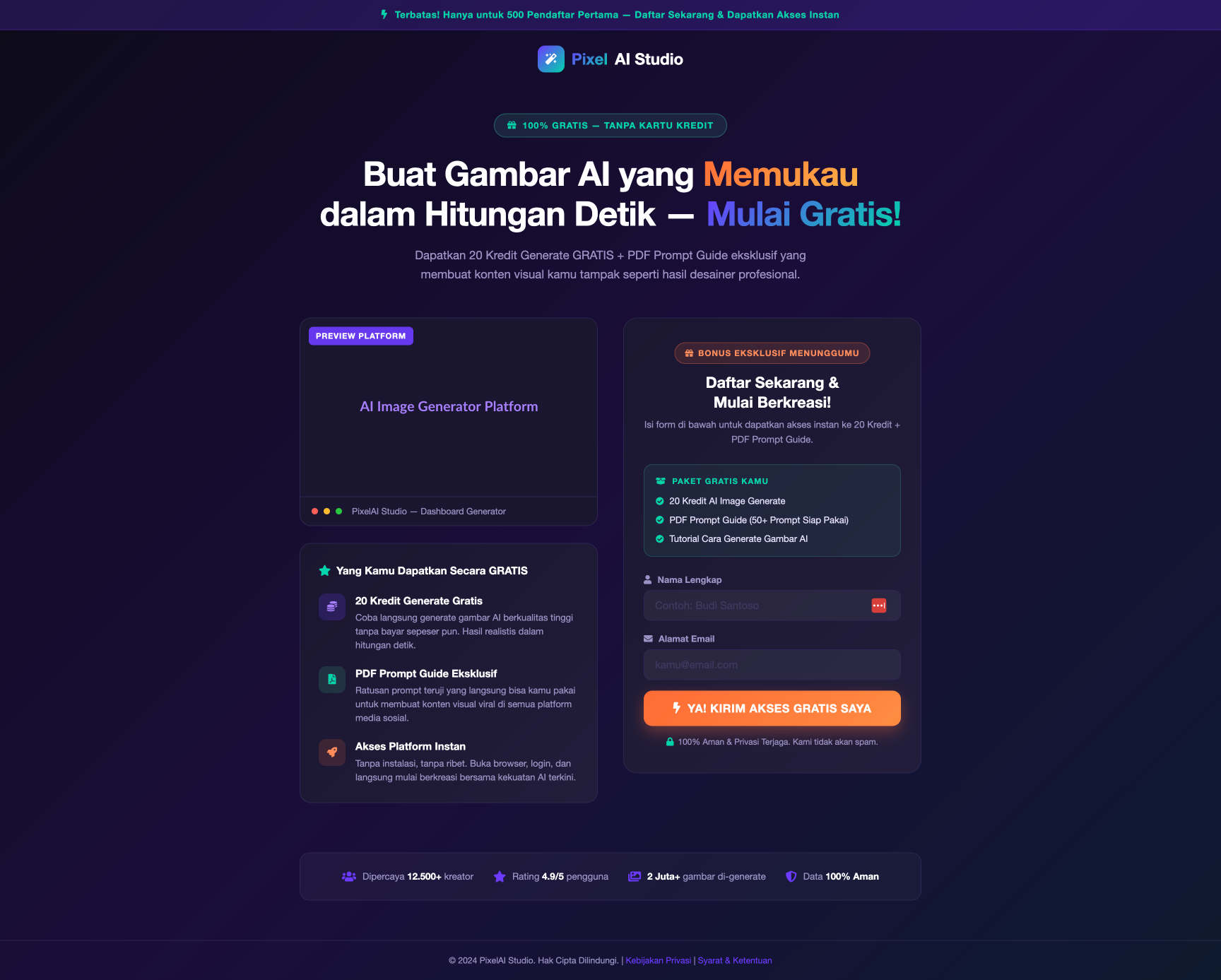 SaaS AI Image Generator