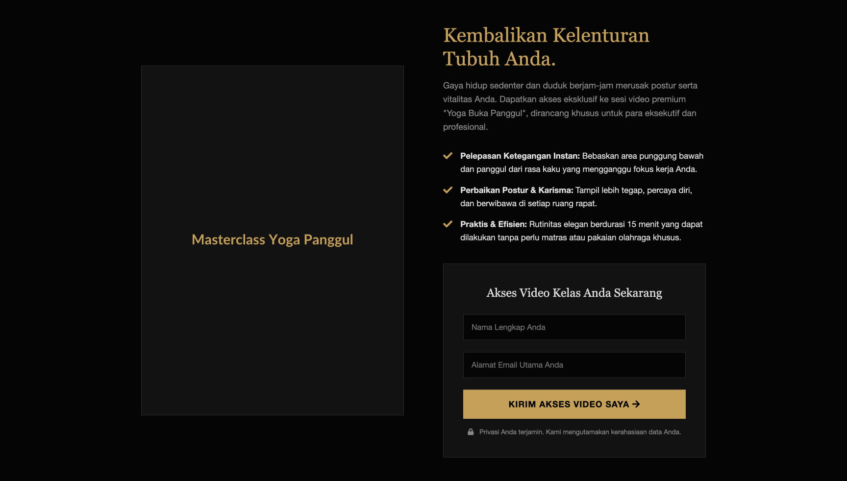 Program Yoga Fleksibilitas