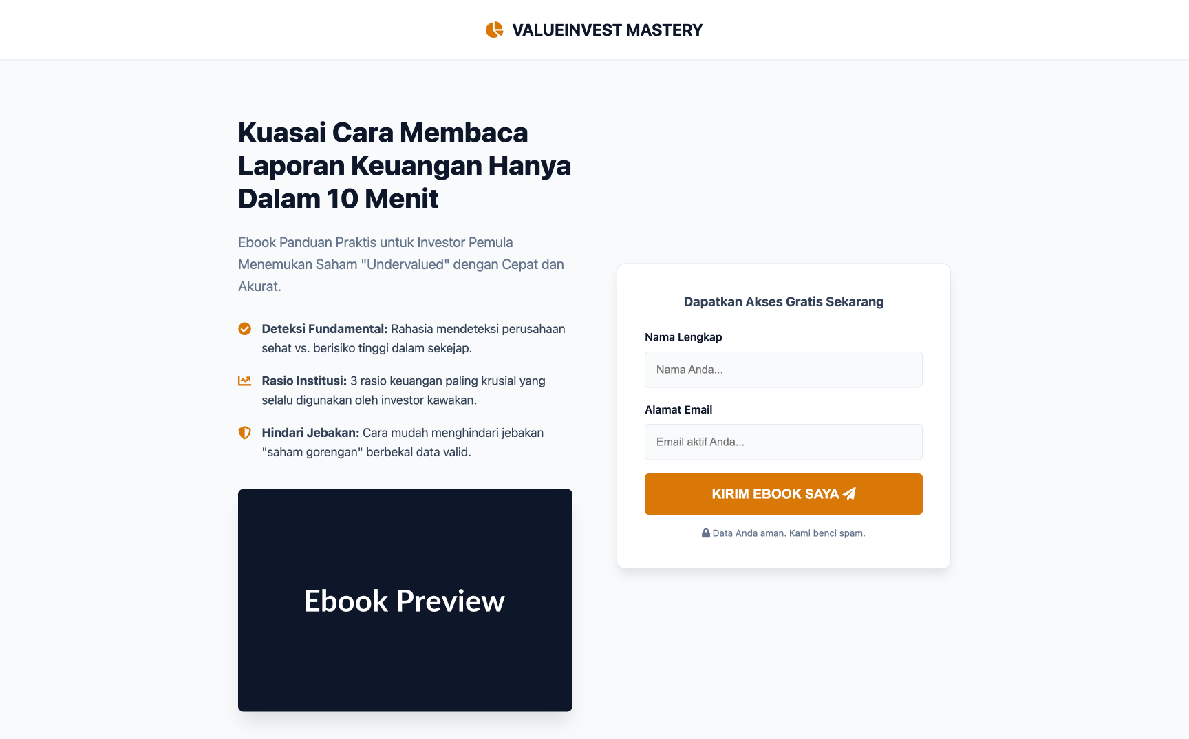 Kelas Value Investing Saham
