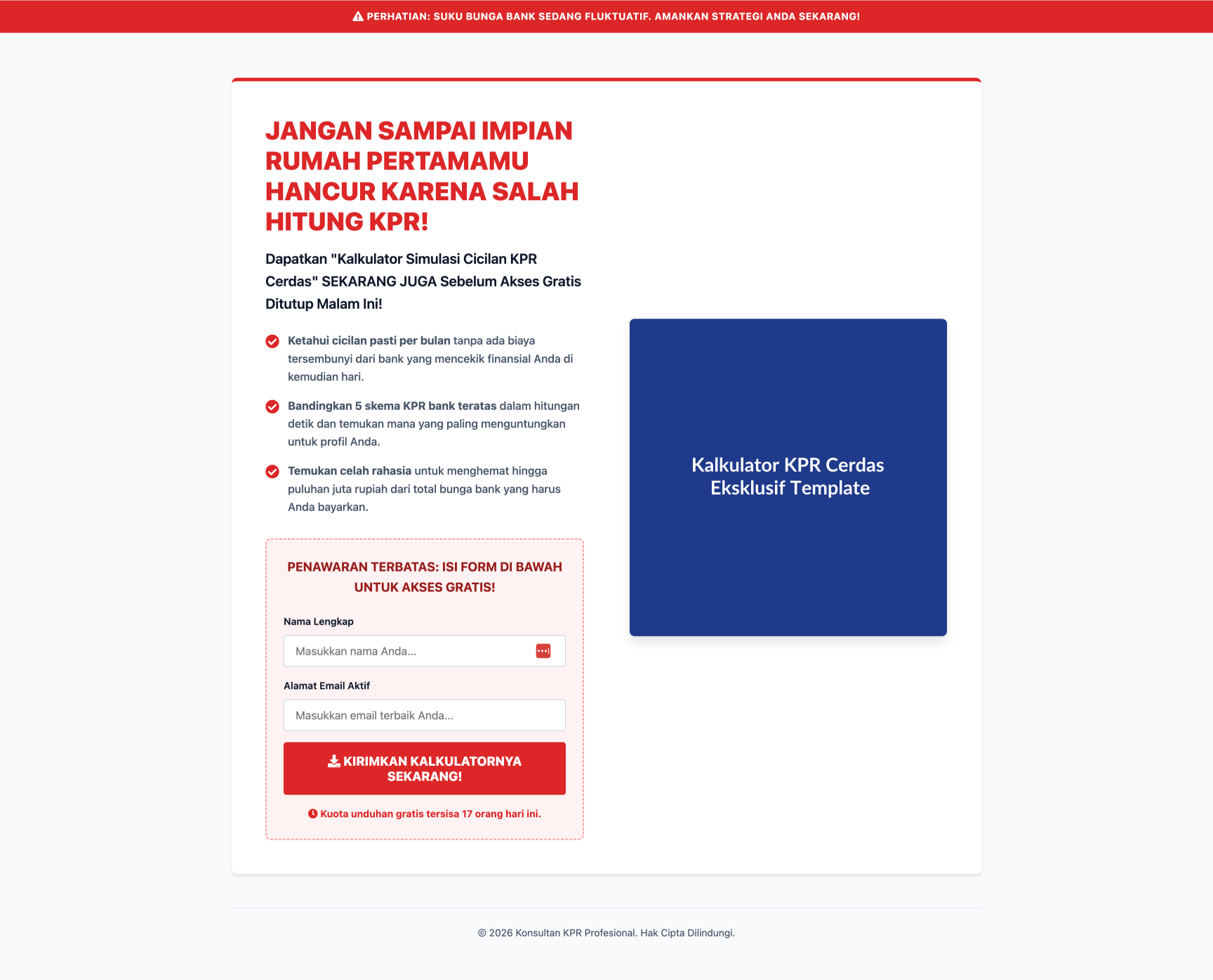 Konsultan Pinjaman KPR/Bank