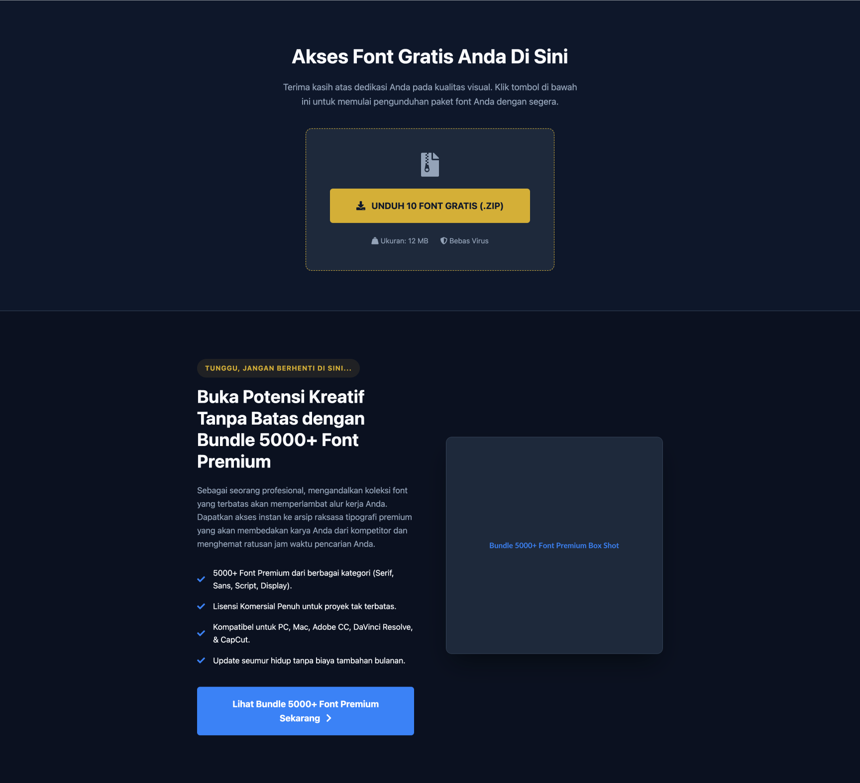 Bundle 5000+ Font Premium