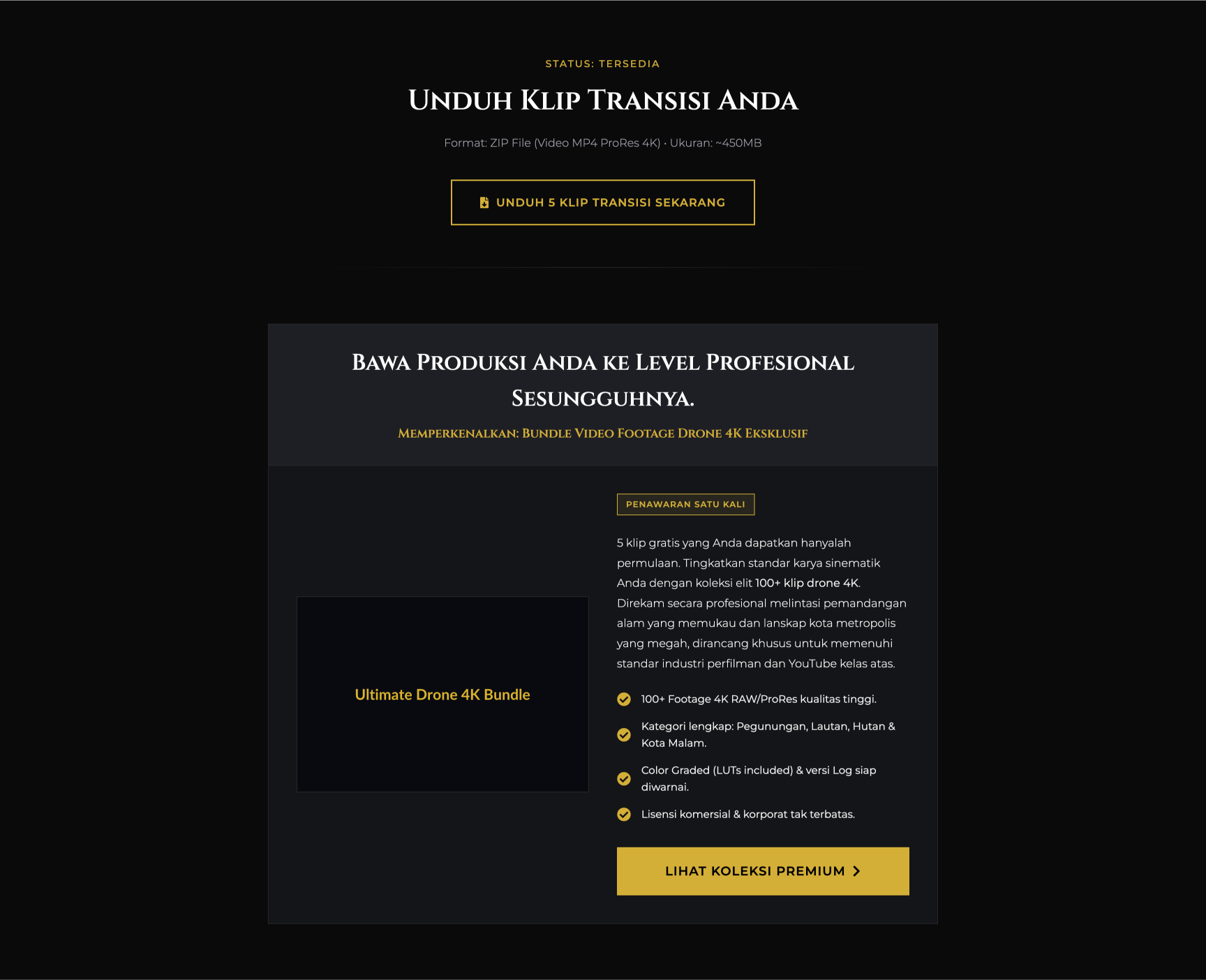 Bundle Video Footage Drone 4K