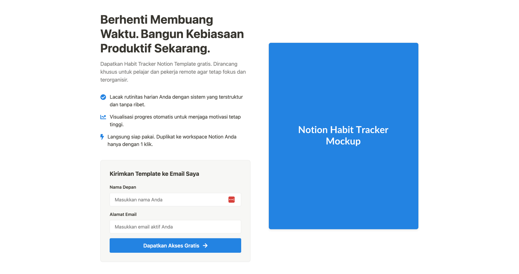 Koleksi Template Notion Produktivitas