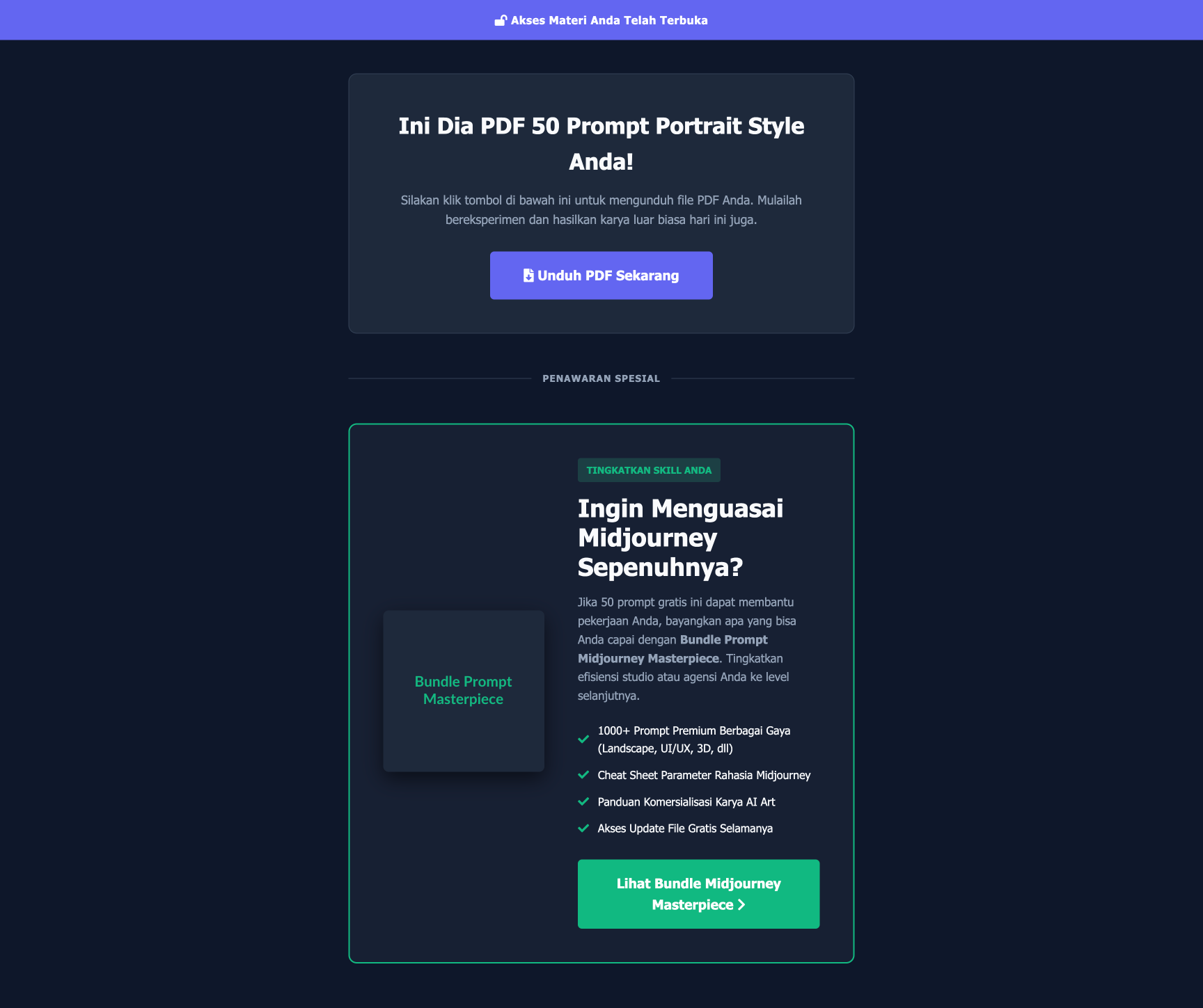 Bundle Prompt Midjourney Masterpiece