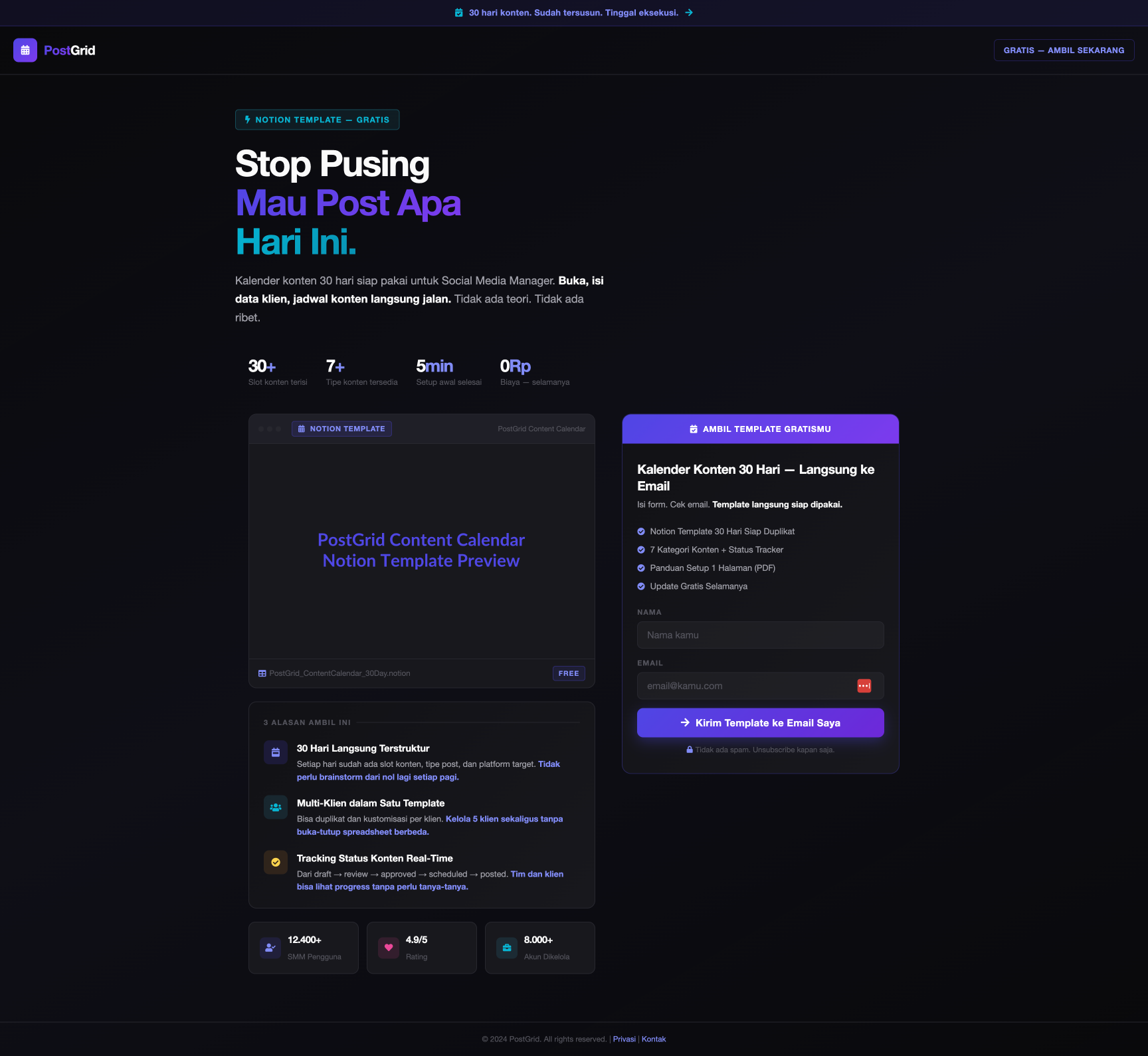 SaaS Penjadwalan Sosial Media