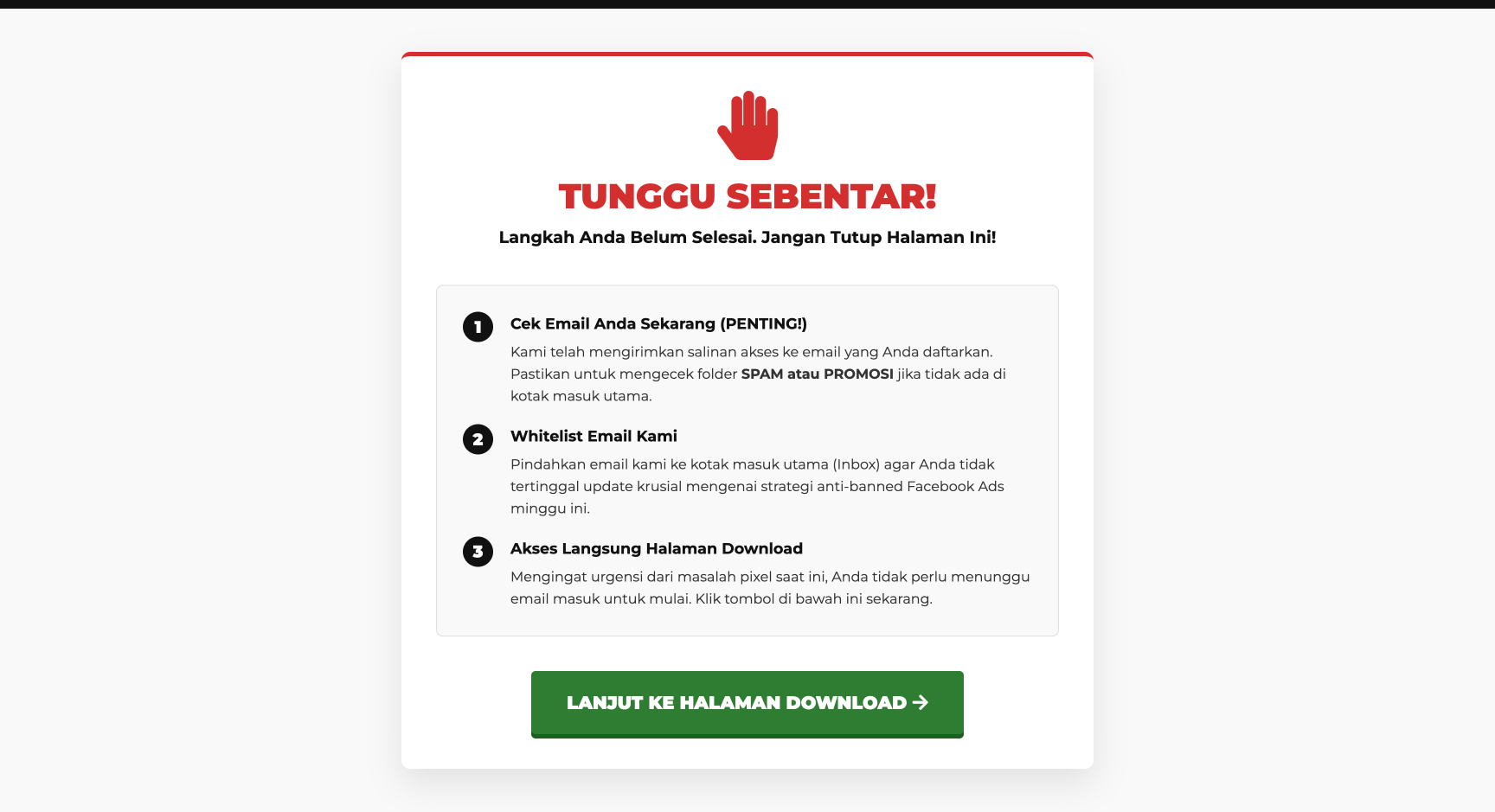 Kelas Mahir Facebook Ads