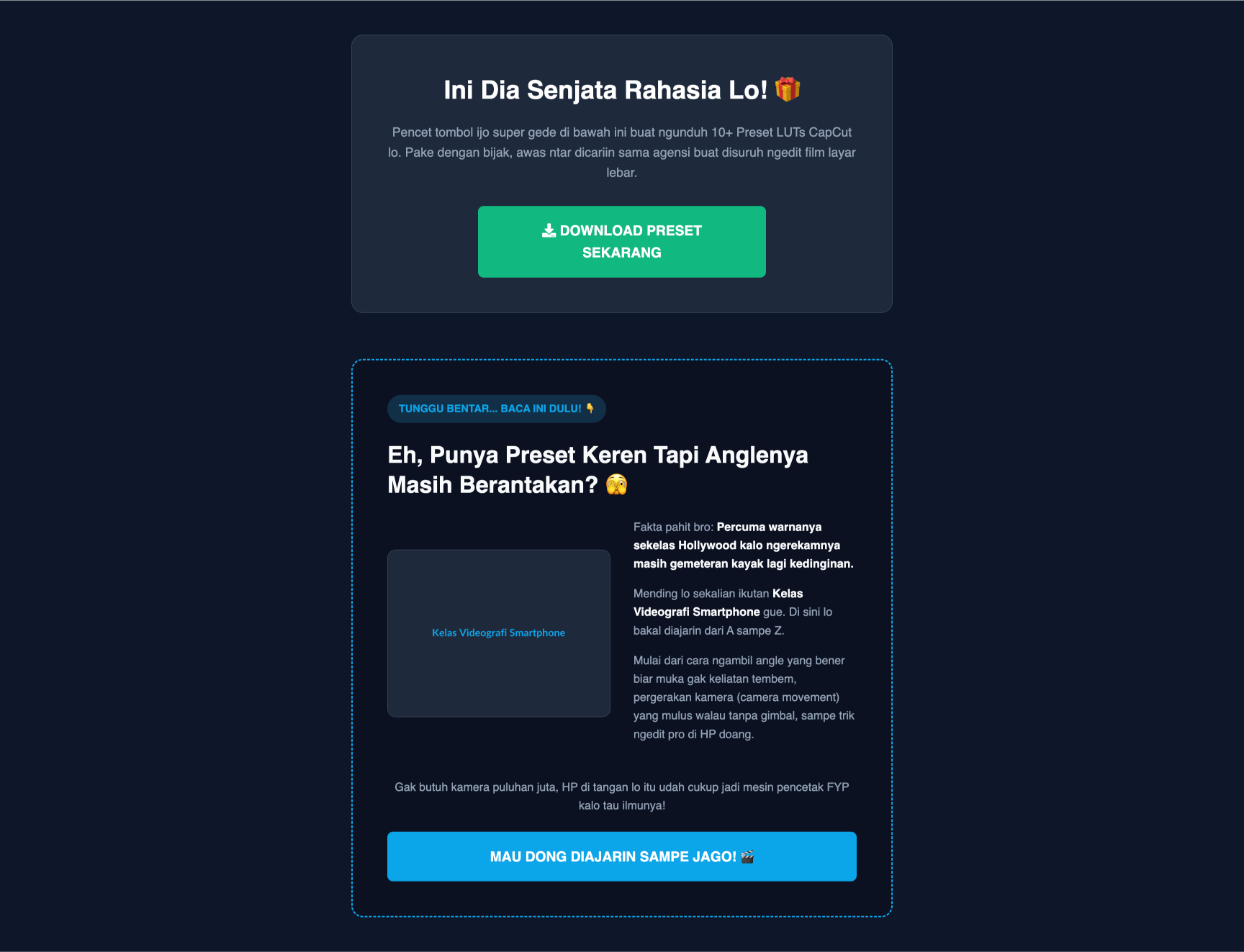 Kelas Videografi Smartphone