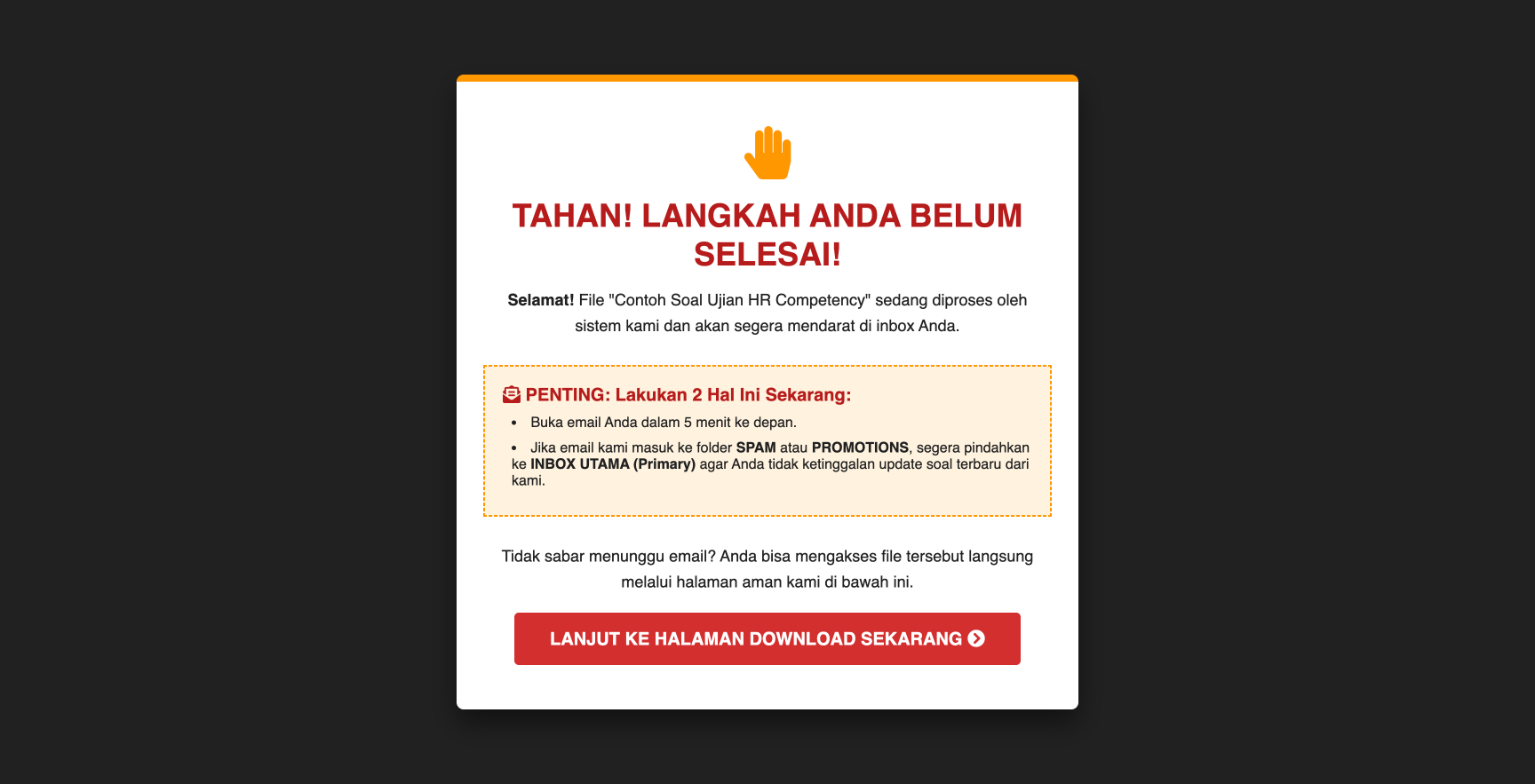 Kelas Sertifikasi HR Profesional