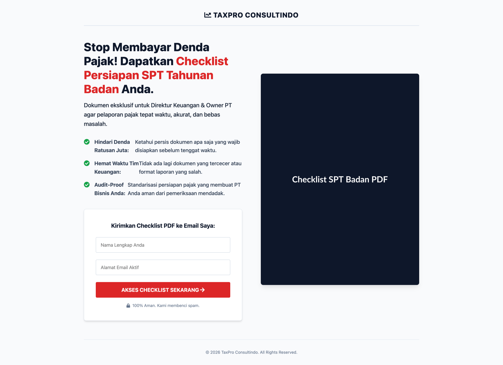 Konsultan Pajak Perusahaan