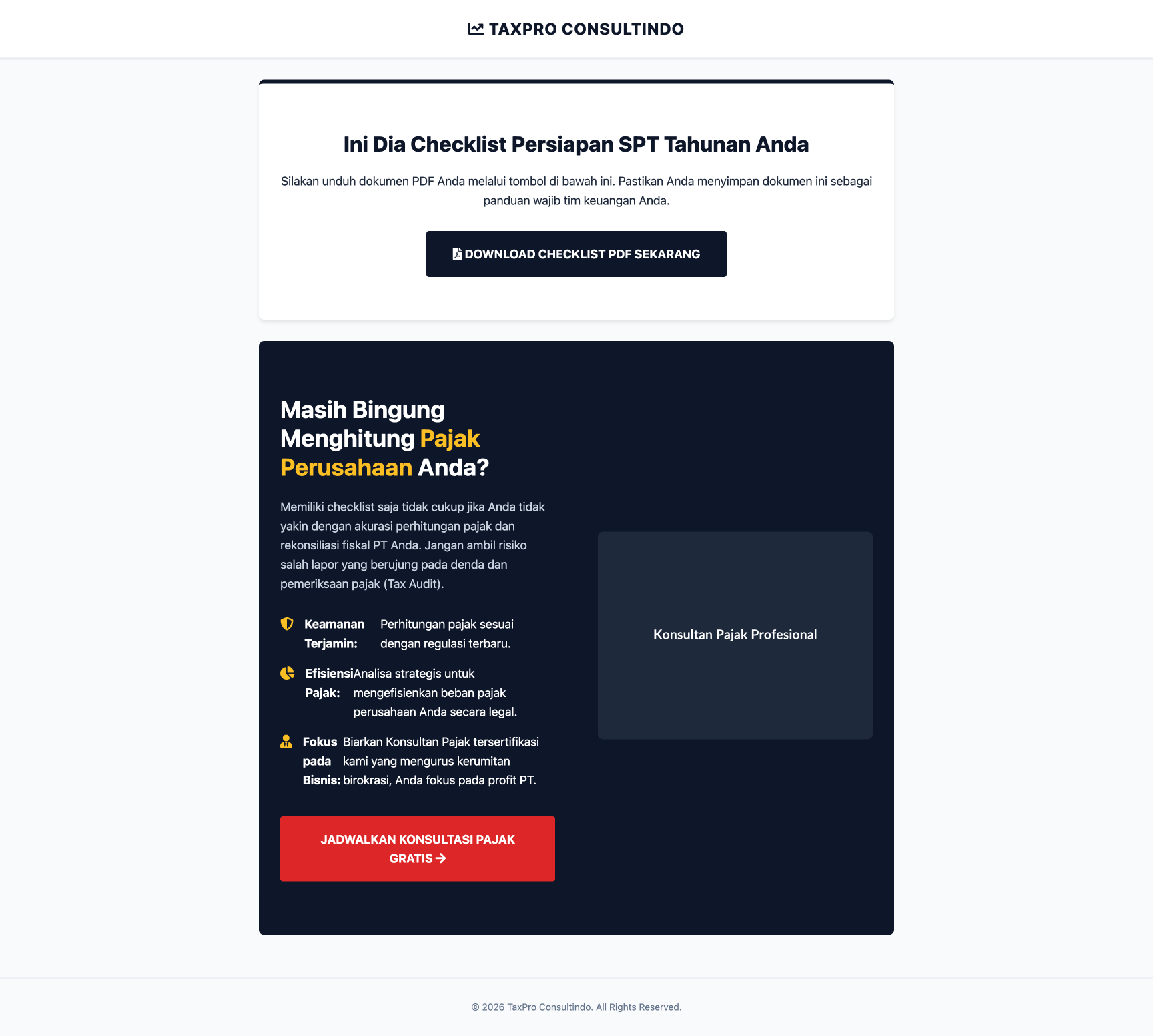 Konsultan Pajak Perusahaan