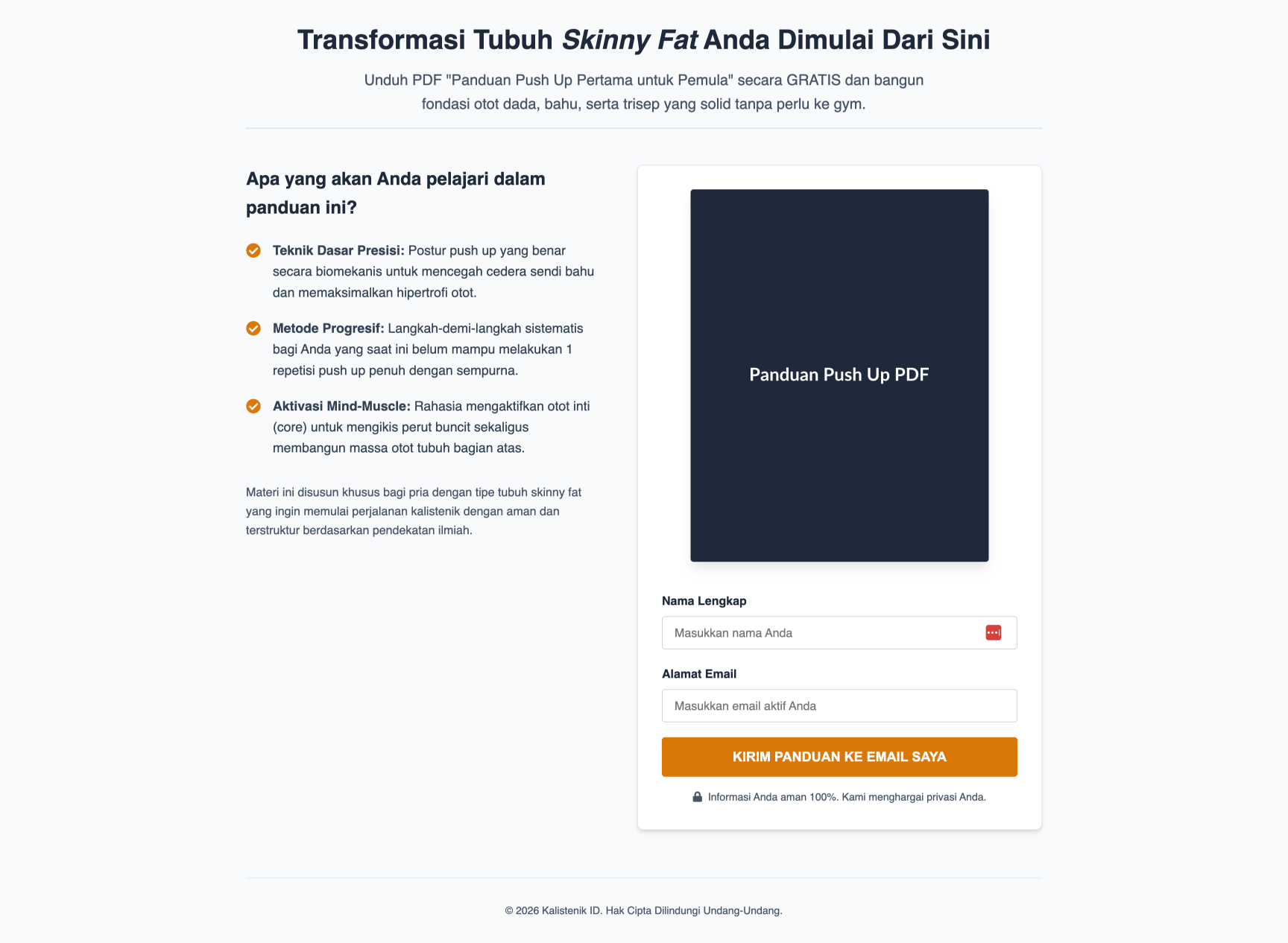 Program Olahraga Kalistenik