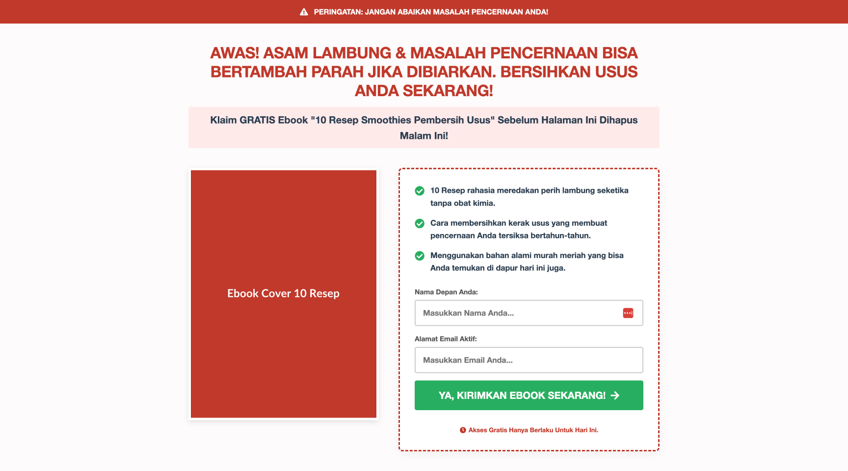 Suplemen Detox Pencernaan