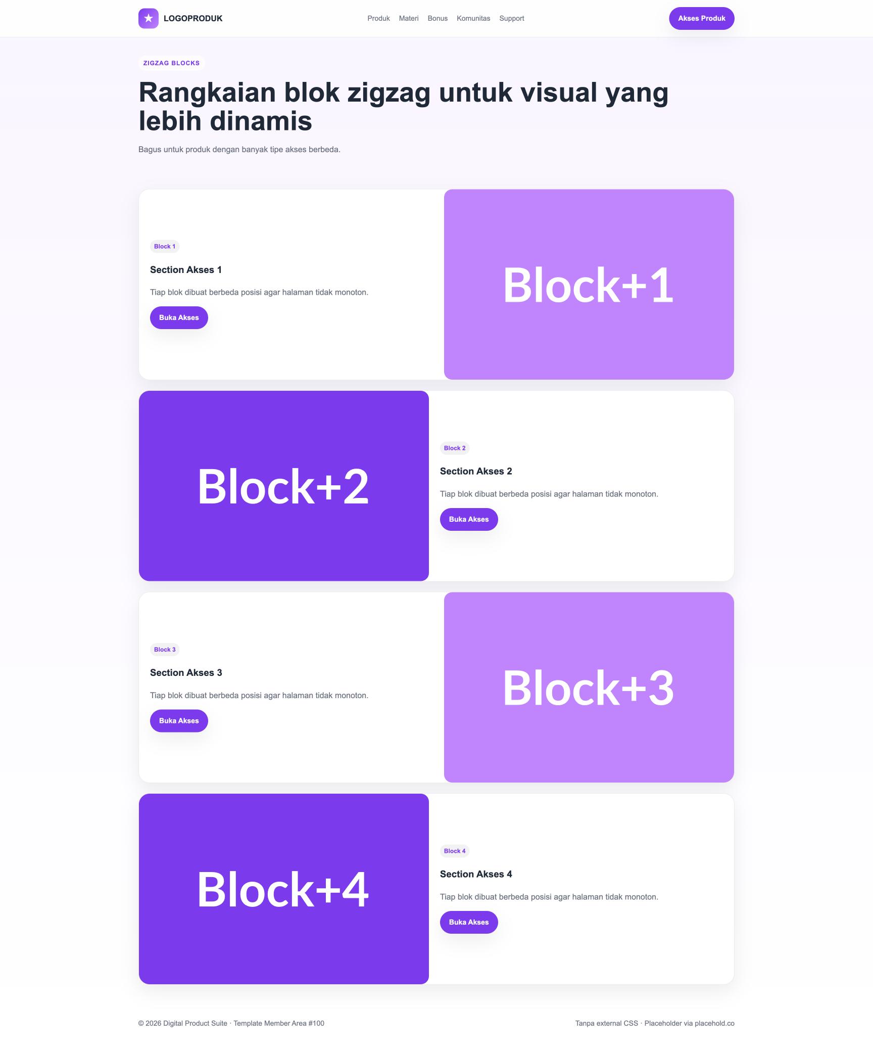 Member Area 100 Lilac Course Portfolio