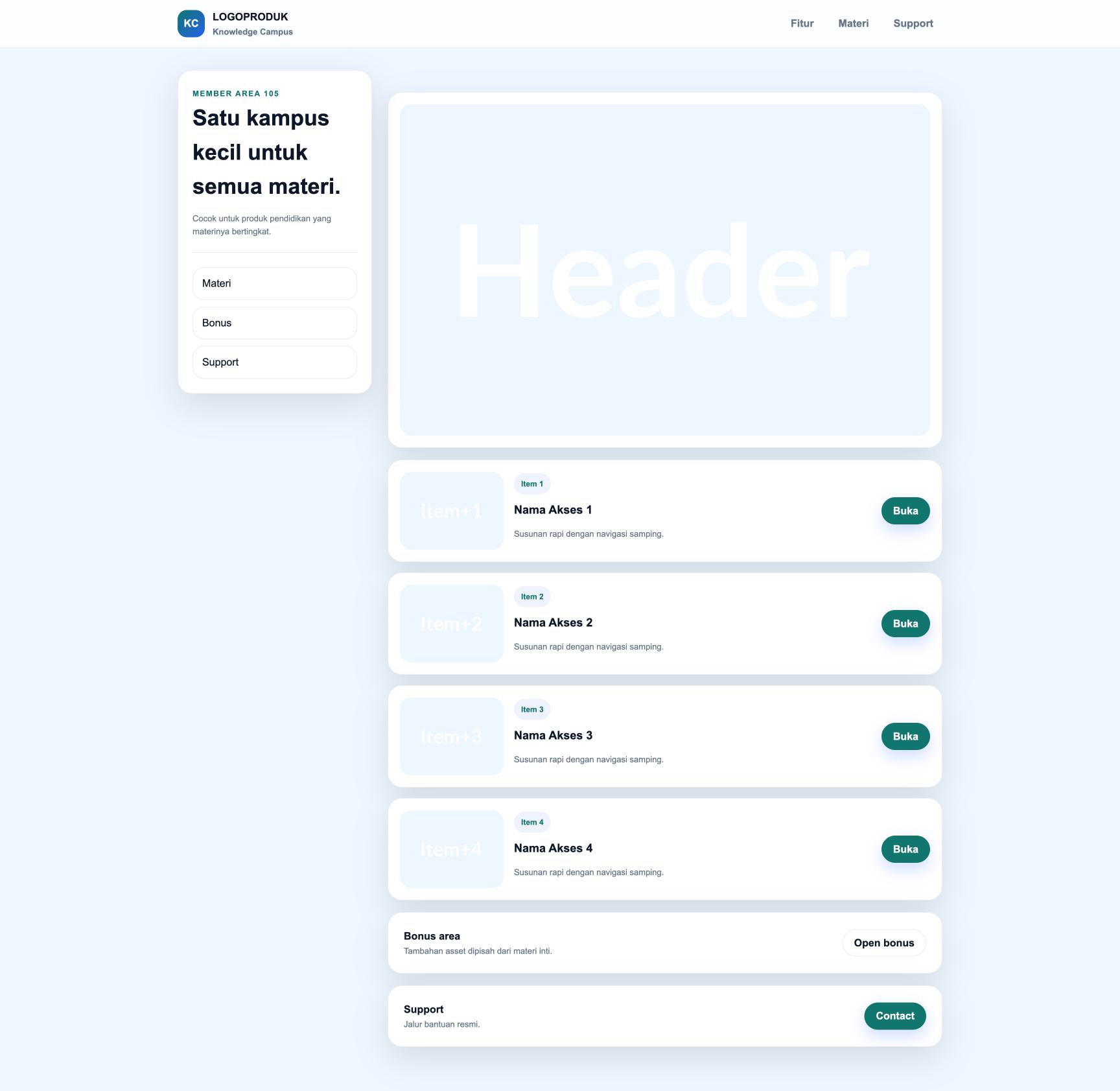 Member Area 105 Knowledge Campus