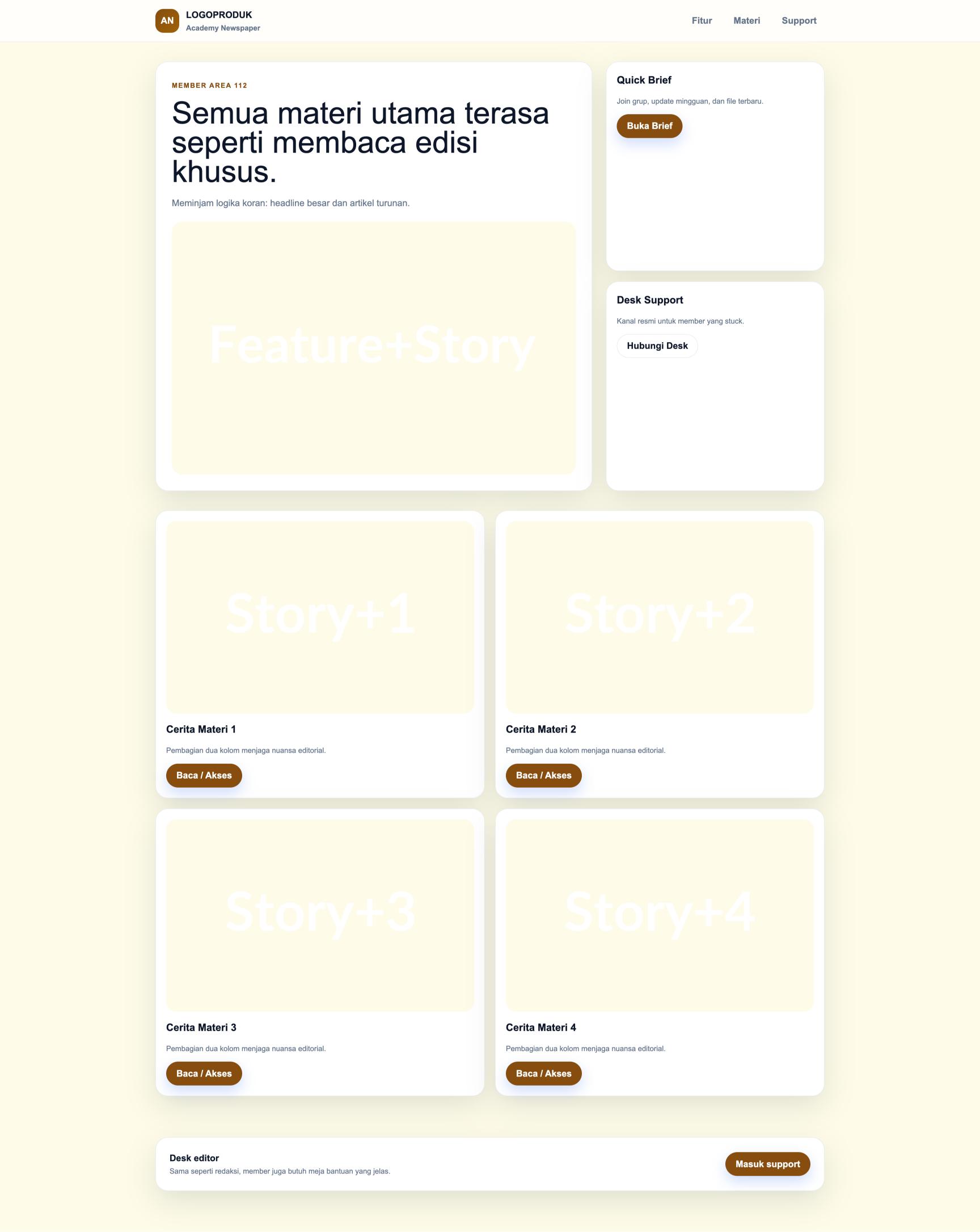 Member Area 112 Academy Newspaper