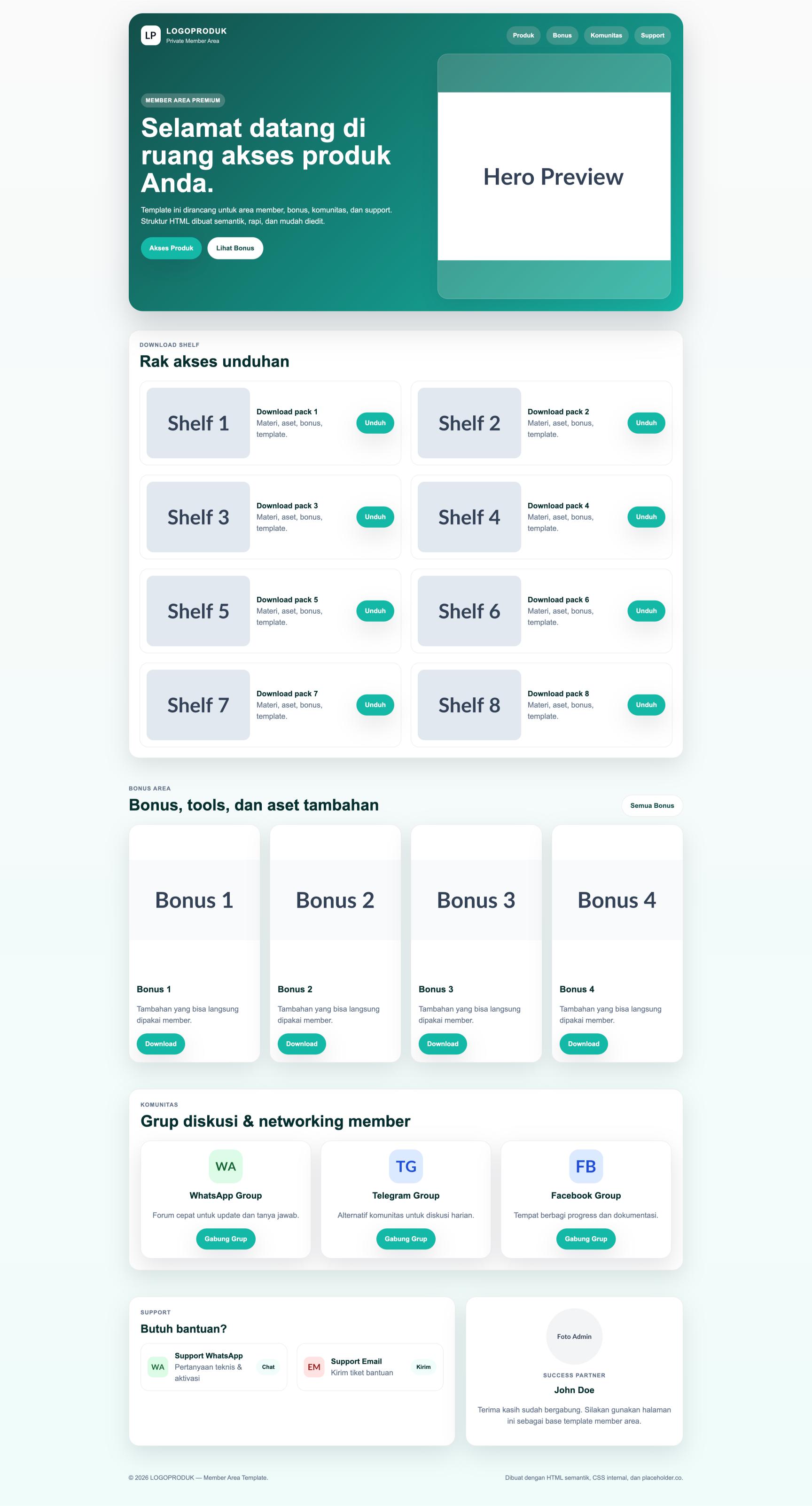 Member Area 79 Download Shelf Pro
