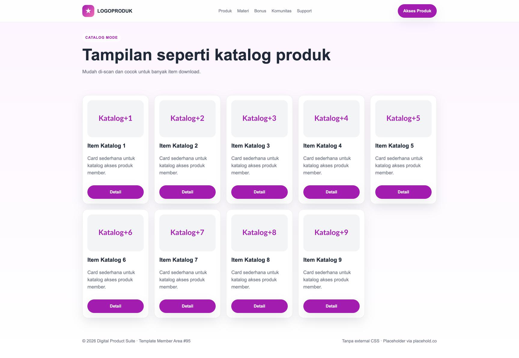 Member Area 95 Magenta Premium Room