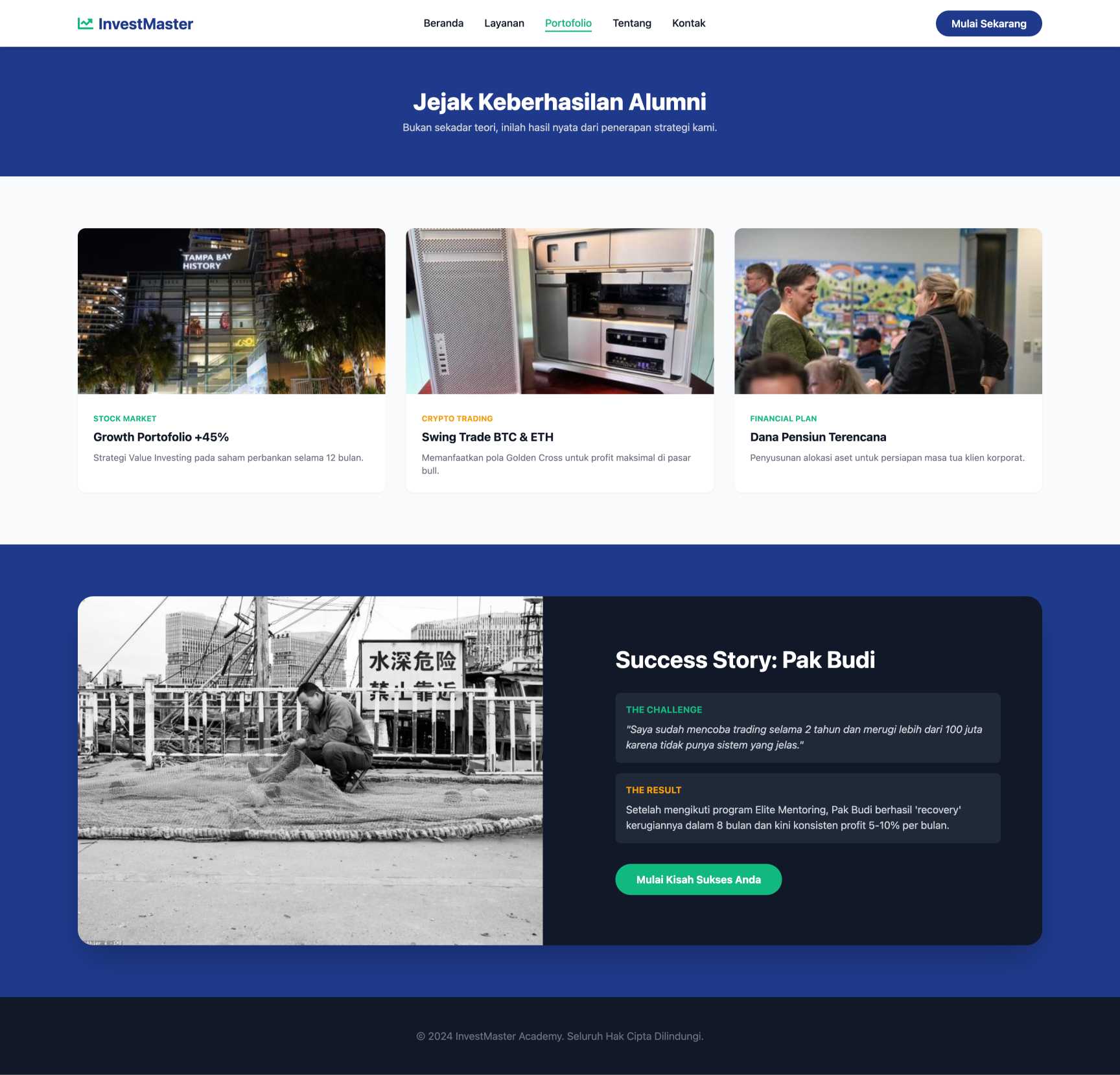 Kelas Investasi Saham & Crypto | Portfolio